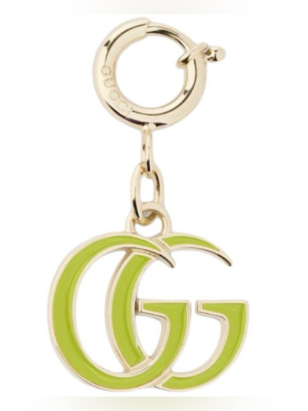GUCCI Metal Bag Charm Merch Green